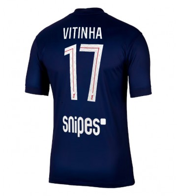 Paris Saint-Germain Vitinha #17 Primera Equipación 2025-26 Manga Corta